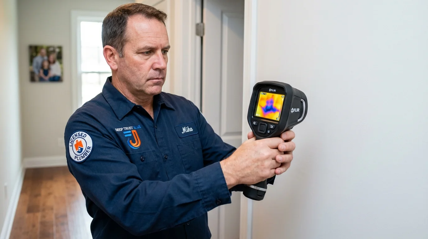 Thermal imaging leak detection by Johns Plumbing LLC in Pewee Valley